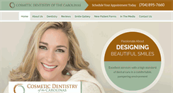 Desktop Screenshot of cosmeticdentistofcharlotte.com