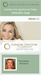 Mobile Screenshot of cosmeticdentistofcharlotte.com